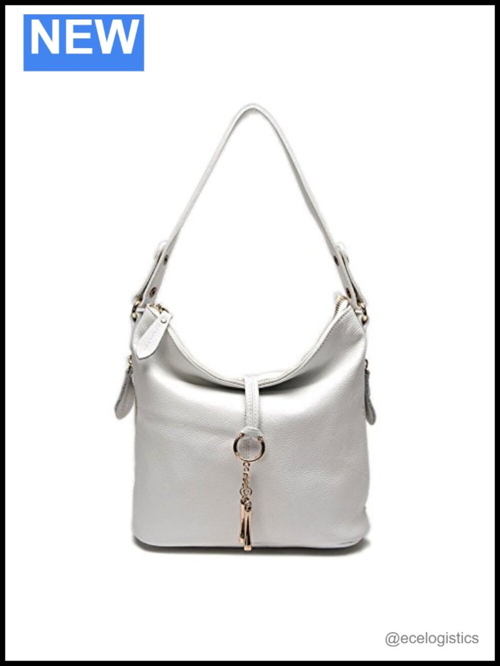 Leather Shoulder Bag Tassel Crossbody Tote Ladies Handbag